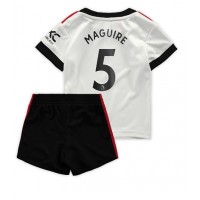Fotbalové Dres Manchester United Harry Maguire #5 Dětské Venkovní 2022-23 Krátký Rukáv (+ trenýrky)